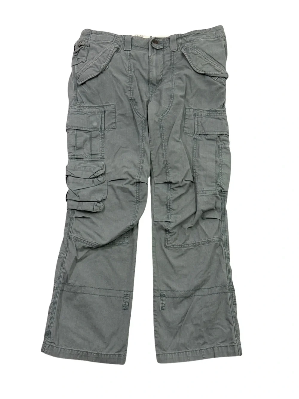 MASSIVE PRICE GOUGE 🚨‼️ Polo Ralph Lauren Vintage Gray Cargo Pants - Picture 1 of 6
